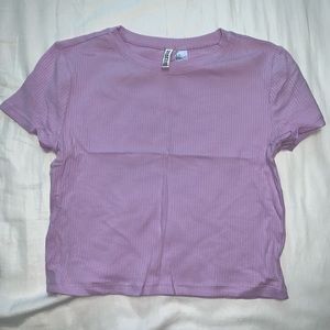 Cute Lavender Cropped Top